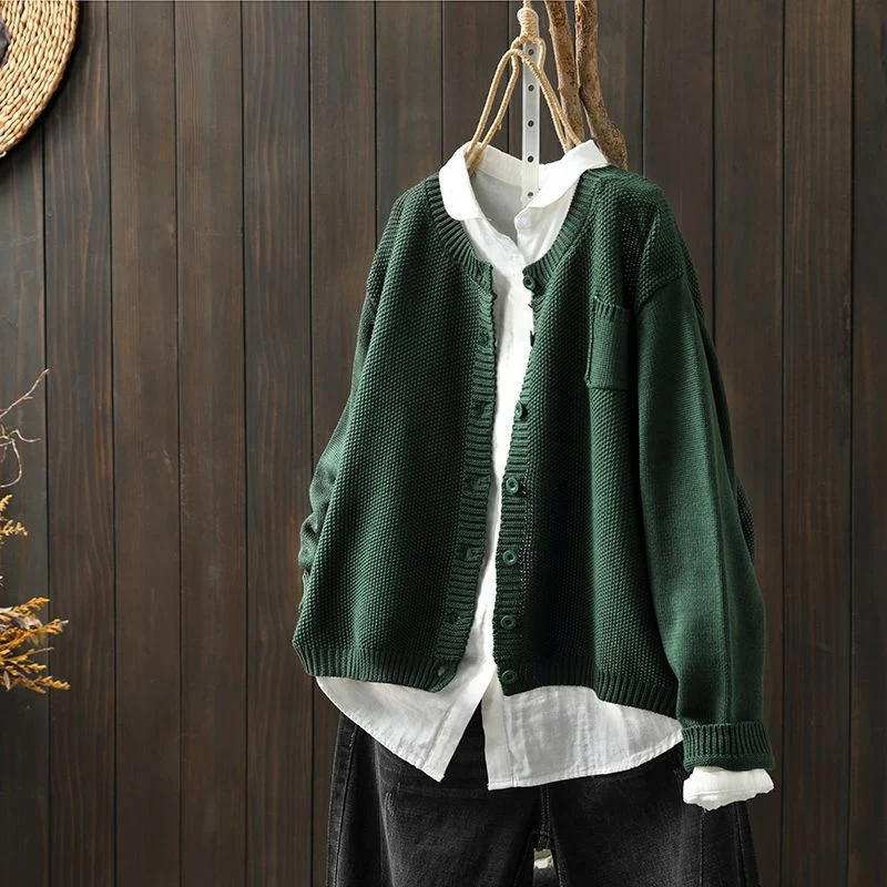 Rippstrick Strickjacke für Damen | Übergroß - Image 2