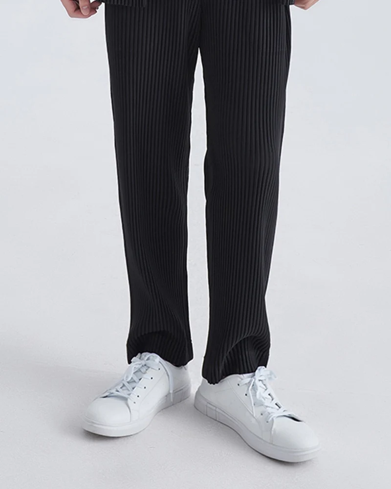 Robert | Lockere Passform Elastischer Bund Baumwoll-Rippstrick-Hose