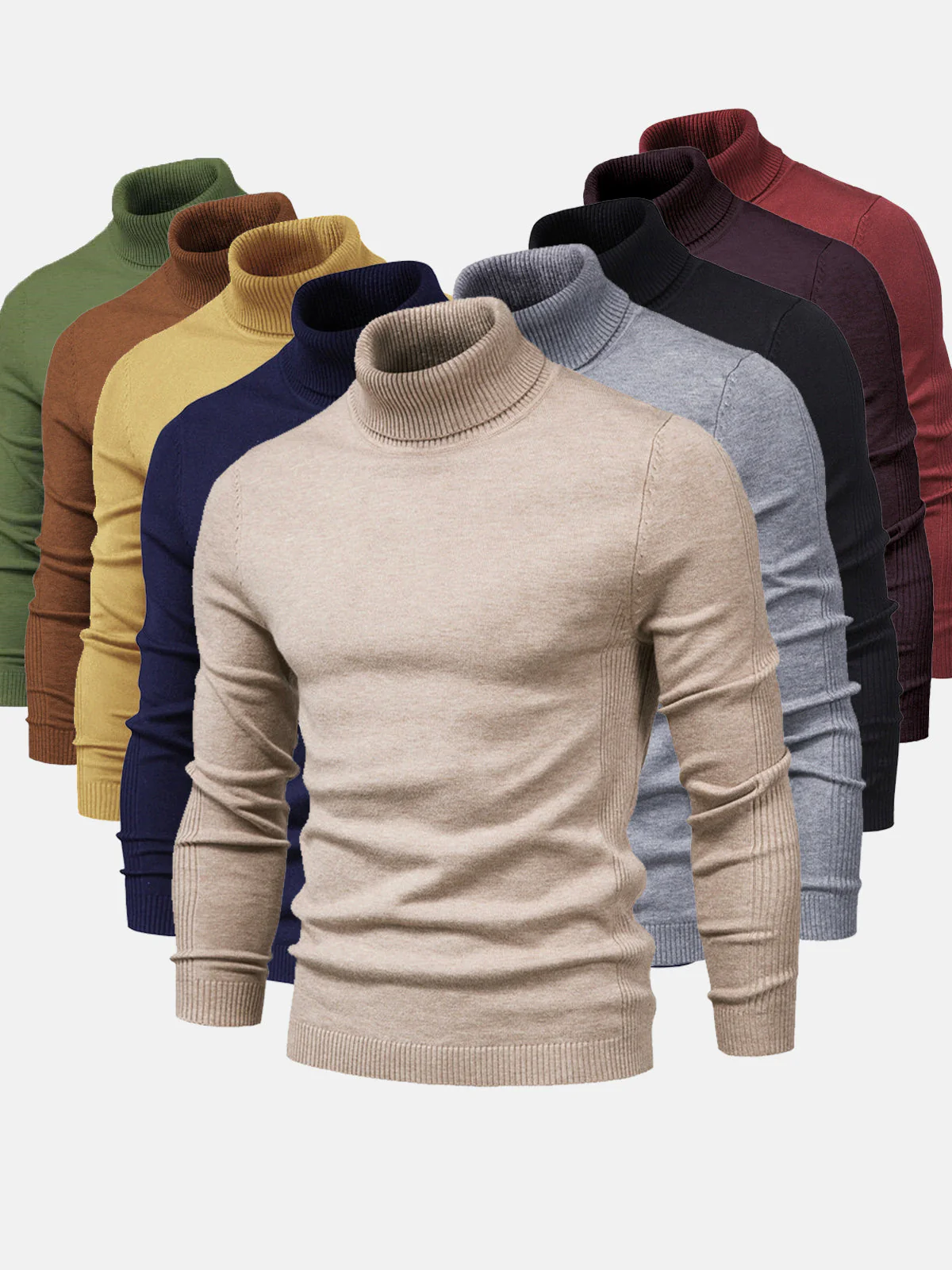 Rollkragen Pullover Herren Baumwolle | Elegant & Bequem - Image 3