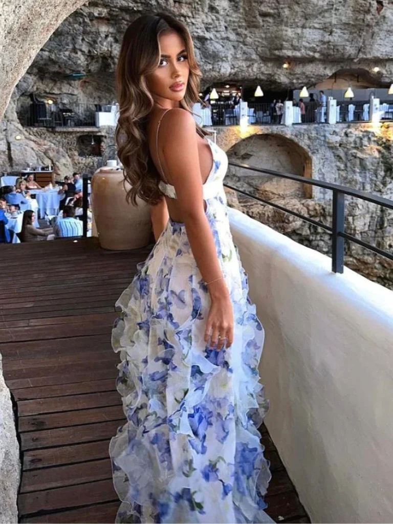 ROMANTIC BLOOM MAXIKLEID