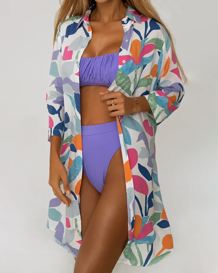 Ronja | Luftige Damen Langarm-Tunika mit Stil - Image 2