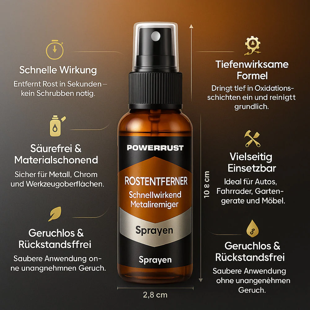 Rostentferner Spray Schnellwirkend Metallreiniger - Image 2