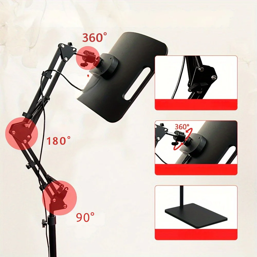 Rotlichtlampe Infrarotlampe LED Stativ Körpertherapie Gerät - Image 5