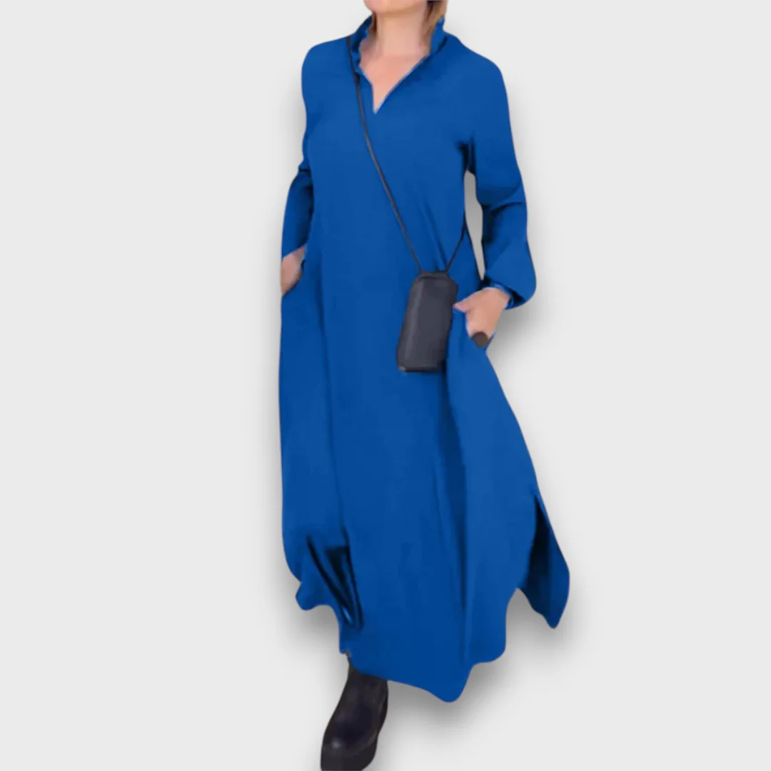 Samira – Maxikleid mit V-Ausschnitt