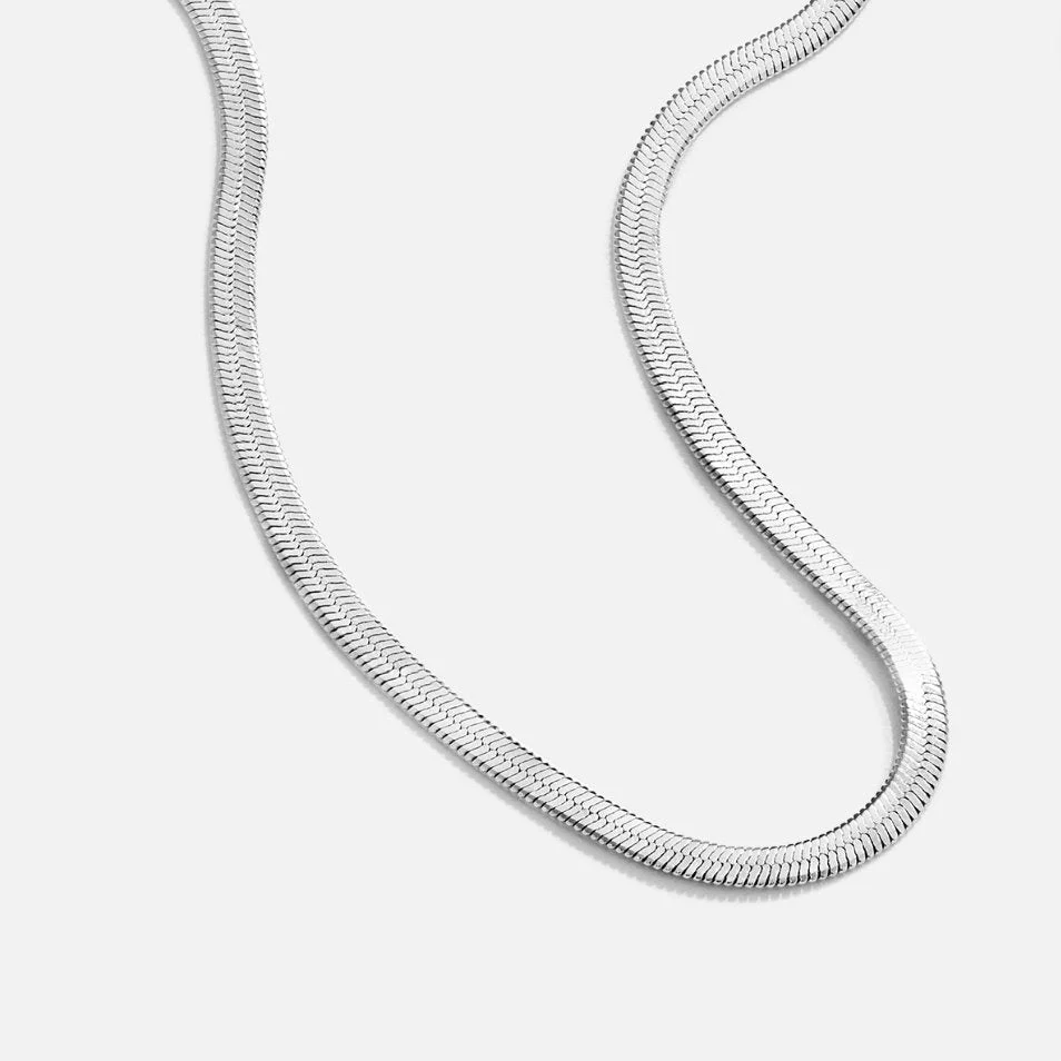 Sarya Schlangenkette Silber Halskette