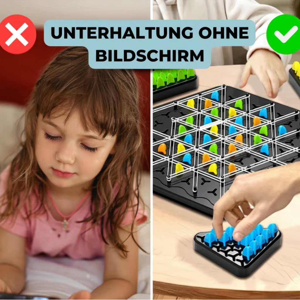 Schachspiel Strategie Brettspiel Familienspaß Kettendreieck - Image 3