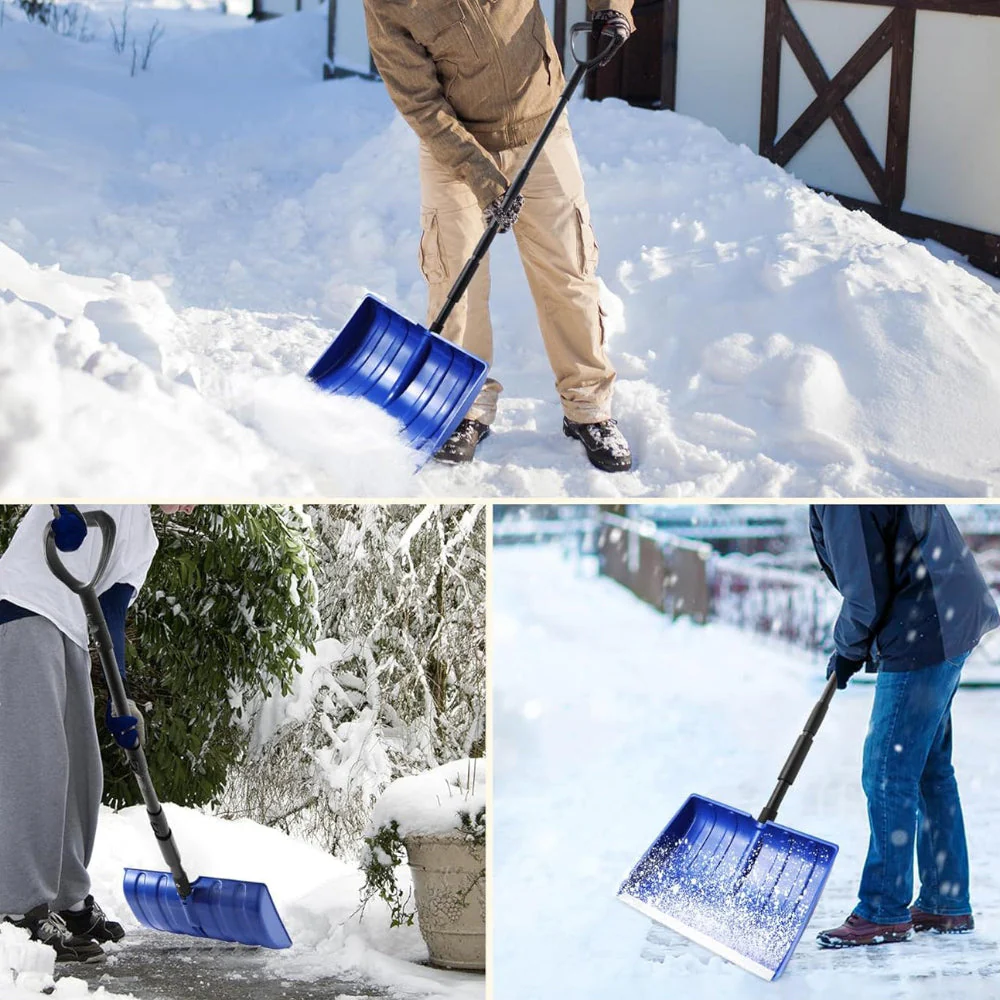 Schneeschaufel Aluminium verstärkt Einfahrt Gehweg Winter - Image 2