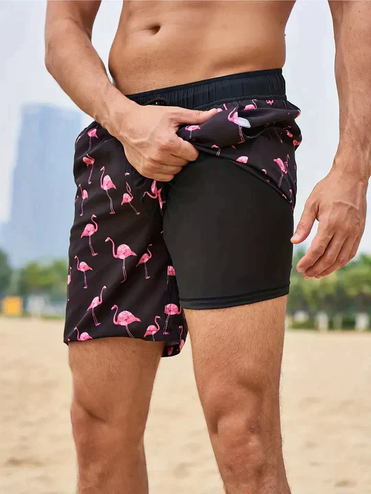 Schnelltrocknende Herren Badeshorts Leicht & Atmungsaktiv