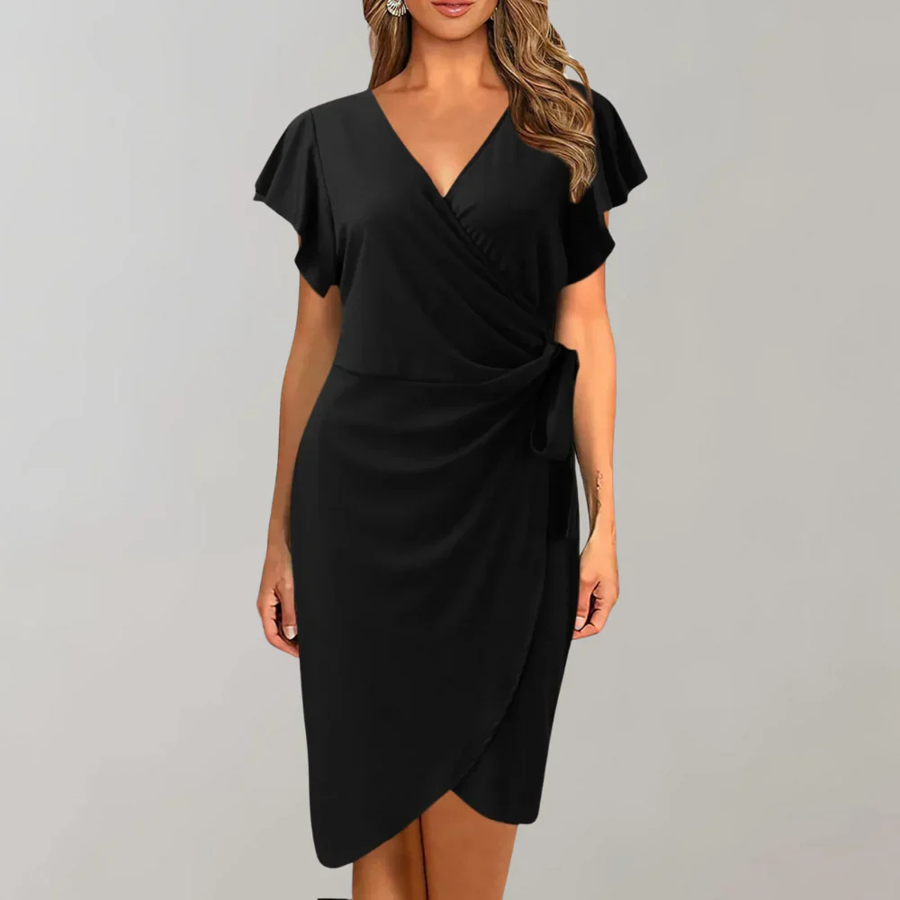 Serena – Wickelkleid mit Flügelärmeln