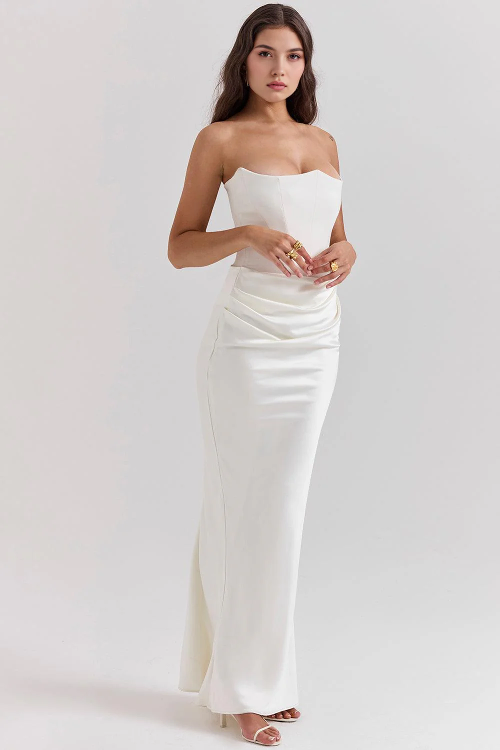SERENE - Satinkleid - Image 8
