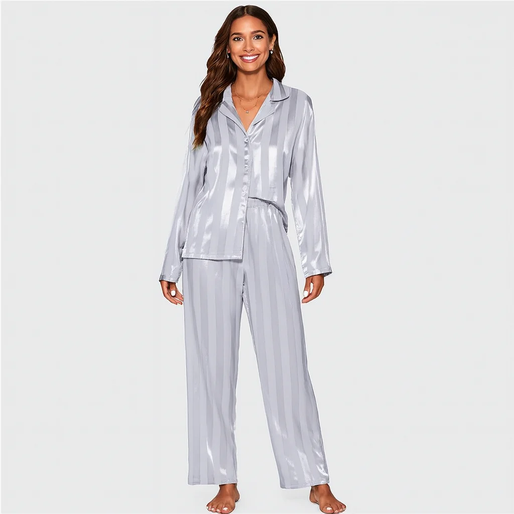 Shubo – Bequemer Damen-Pyjama für entspanntes Schlafen und Entspannen