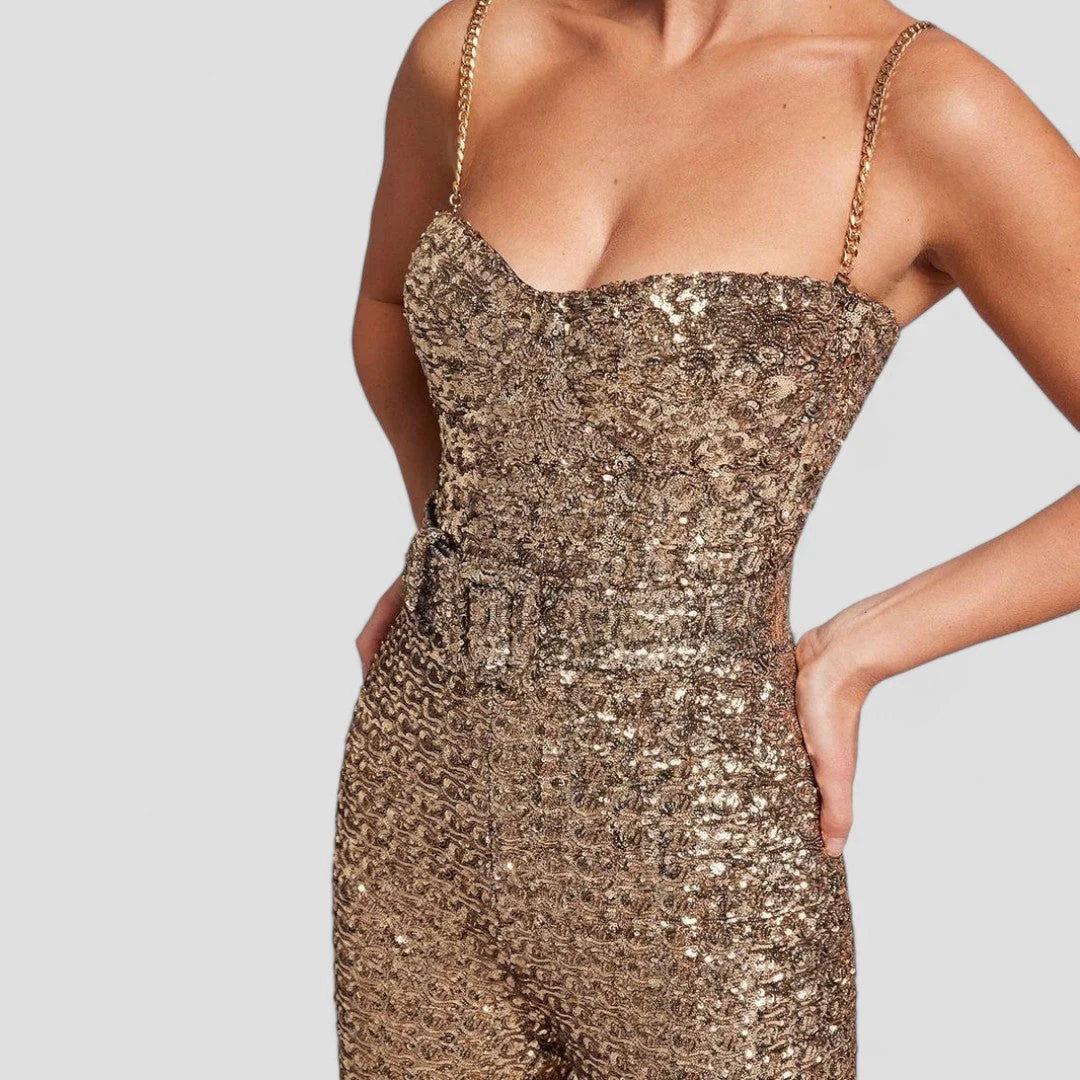 Sienna – Eleganter Pailletten-Jumpsuit für Damen - Image 3