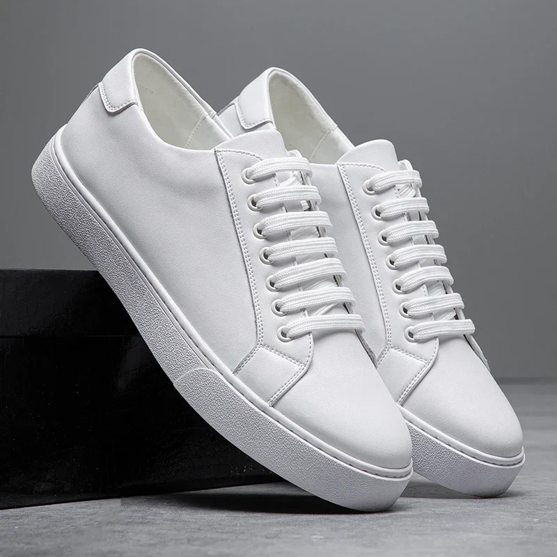 Simon | Hochwertige Herren Leder Sneakers Look - Image 14