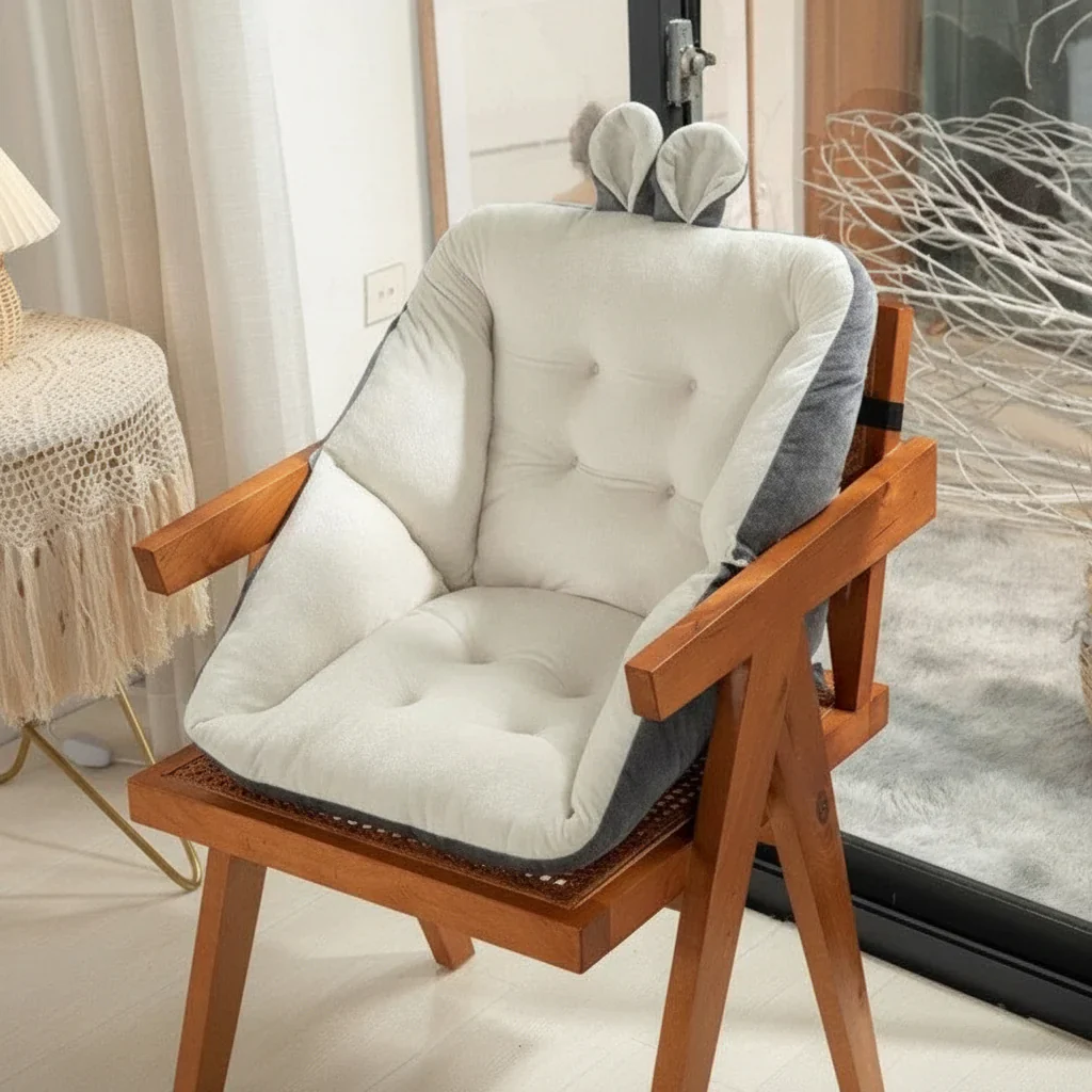 Sitzkissen Ergonomisch Rückenstütze Weiche Orthopädische Auflage - Image 5