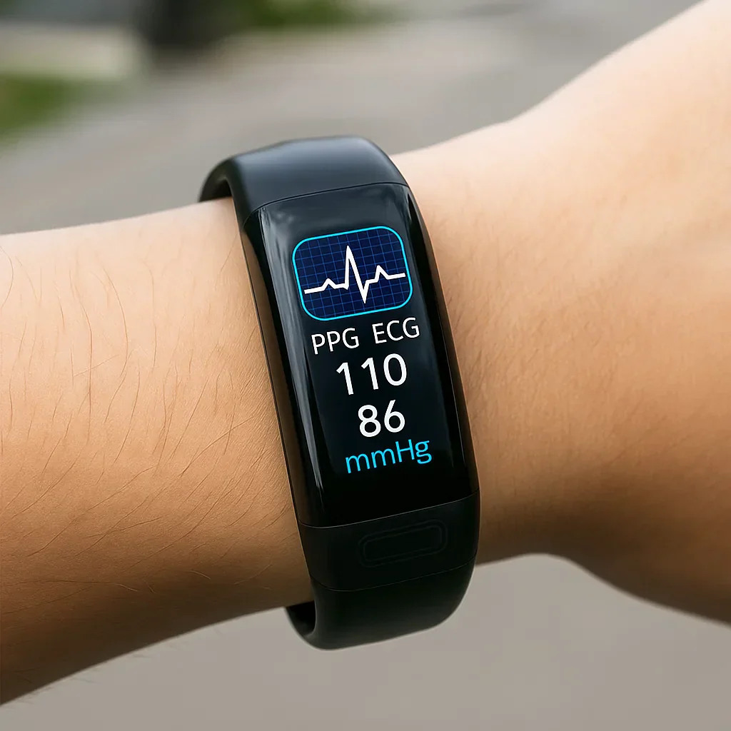 Smartwatch Blutdruck Herzfrequenz Fitness Tracker