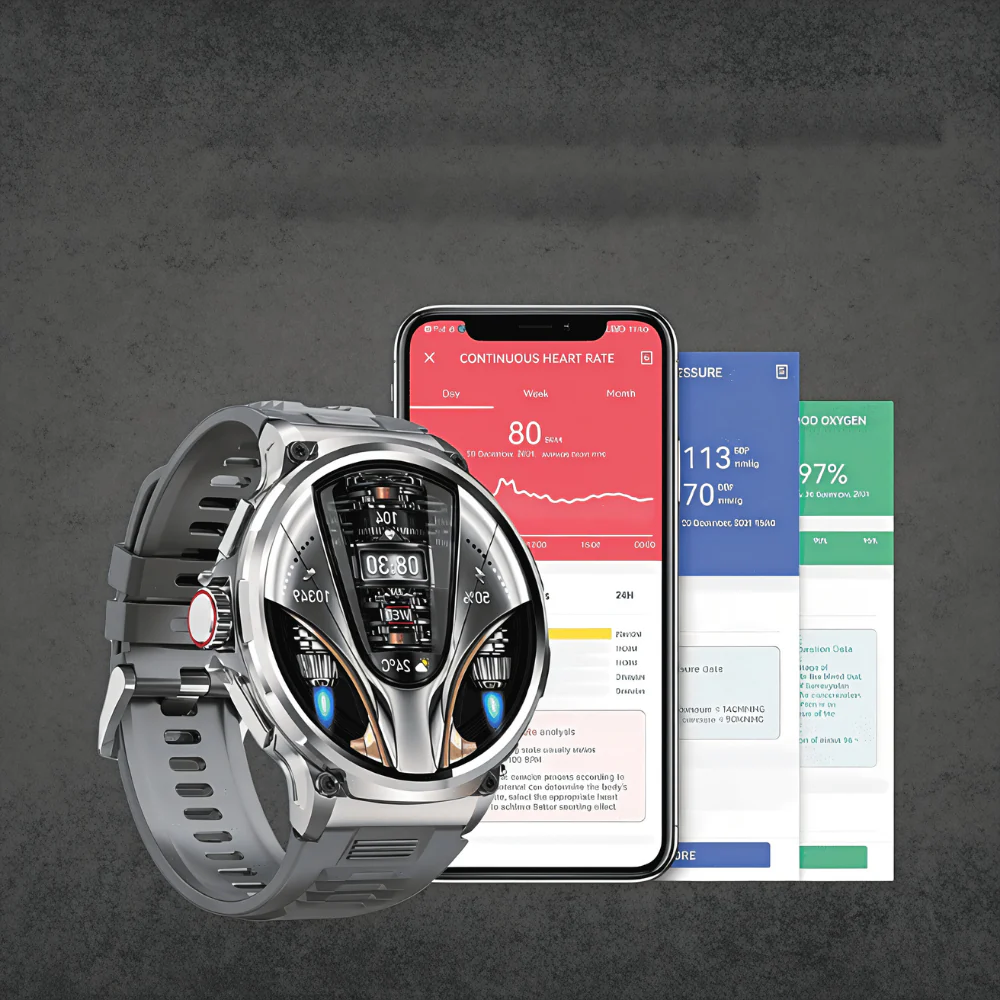 Smartwatch Robust Wasserdicht GPS Outdoor Sport - Image 6