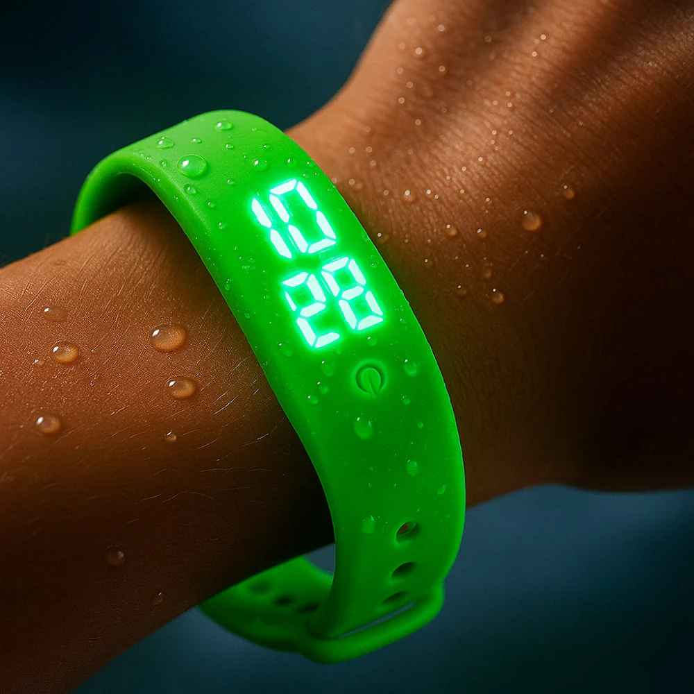 Smartwatch Wasserdicht Silikon Fitness Armbanduhr