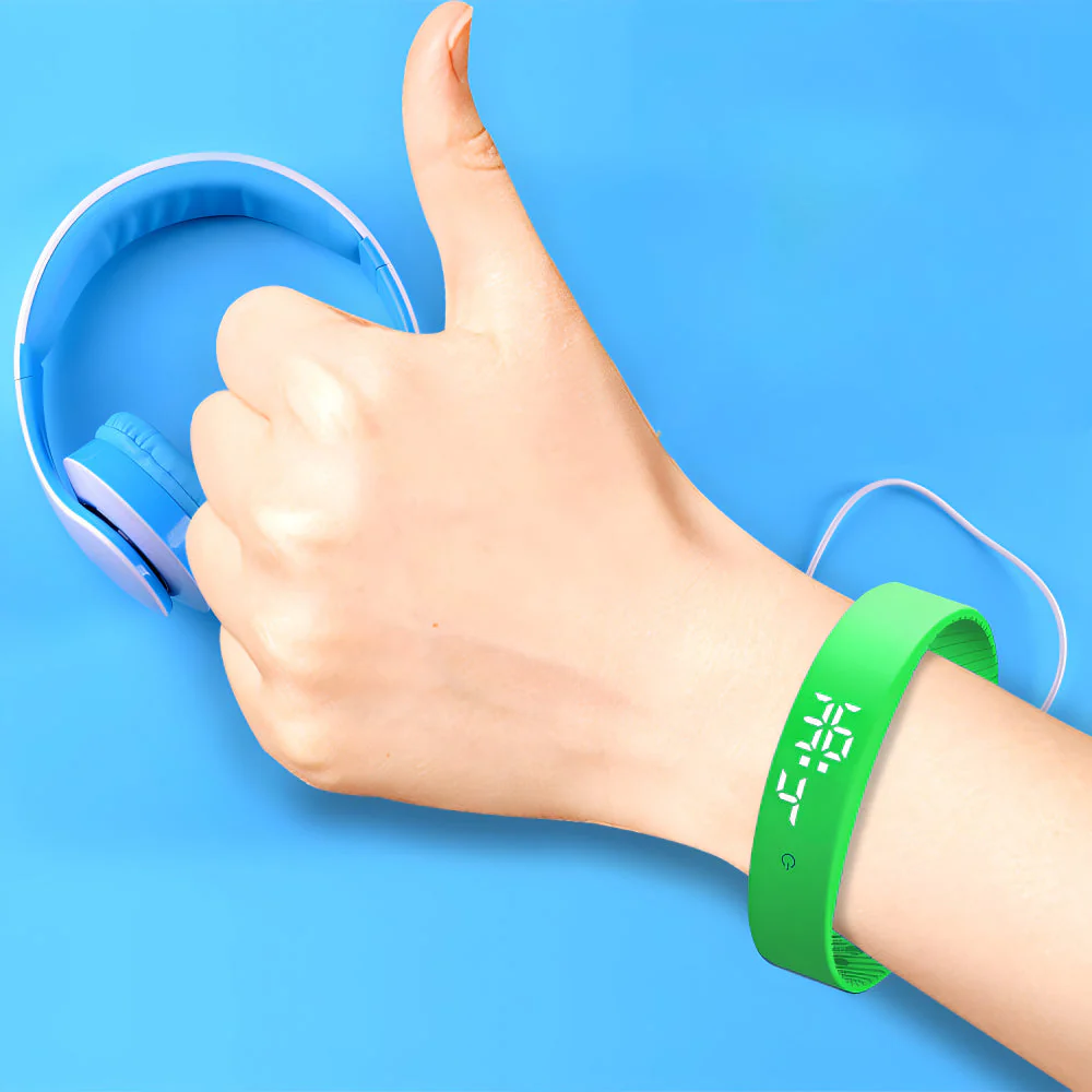 Smartwatch Wasserdicht Silikon Fitness Armbanduhr - Image 2
