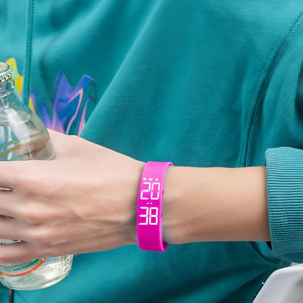 Smartwatch Wasserdicht Silikon Fitness Armbanduhr - Image 6