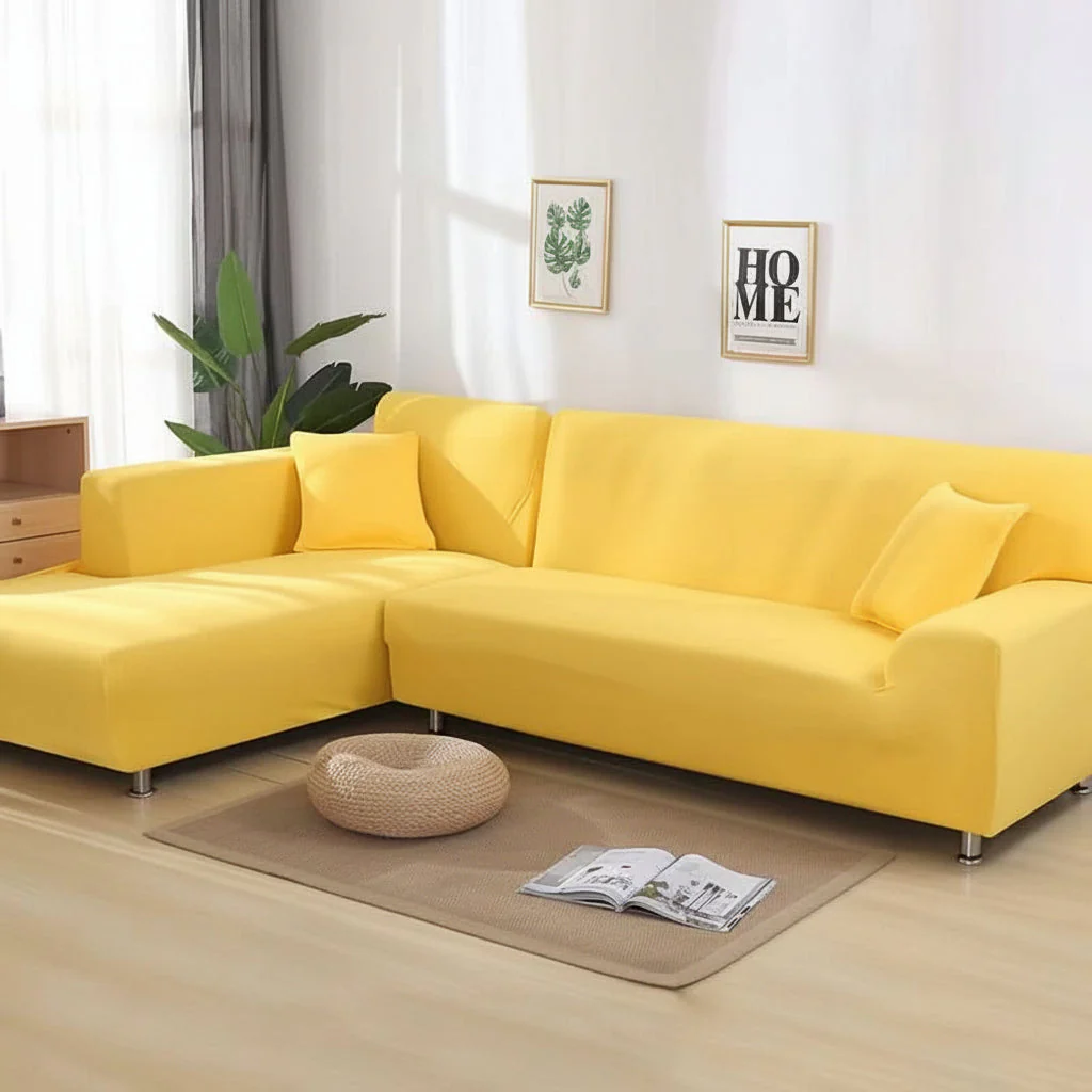 Sofabezug Stretch Elastischer Sofaüberzug Waschbar Möbelschutz - Image 14