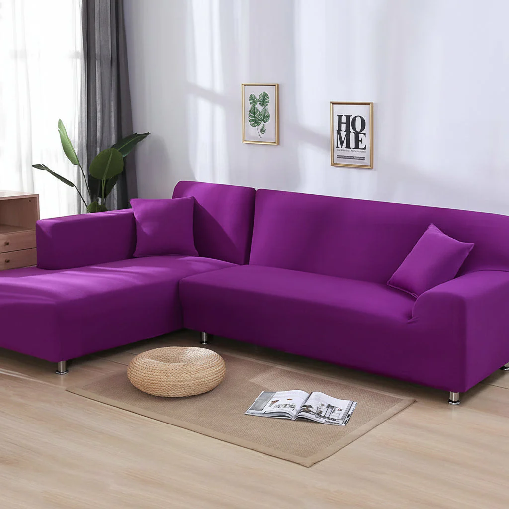 Sofabezug Stretch Elastischer Sofaüberzug Waschbar Möbelschutz - Image 18
