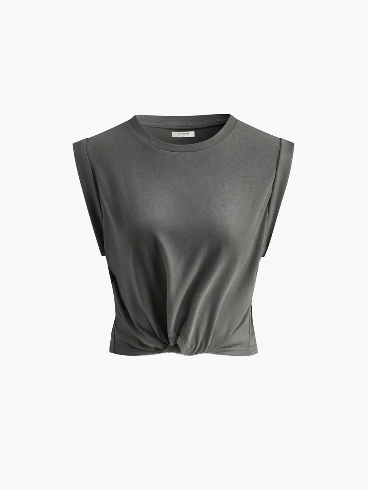 Sofia | Baumwoll T-Shirt mit Knoten Damen - Image 6