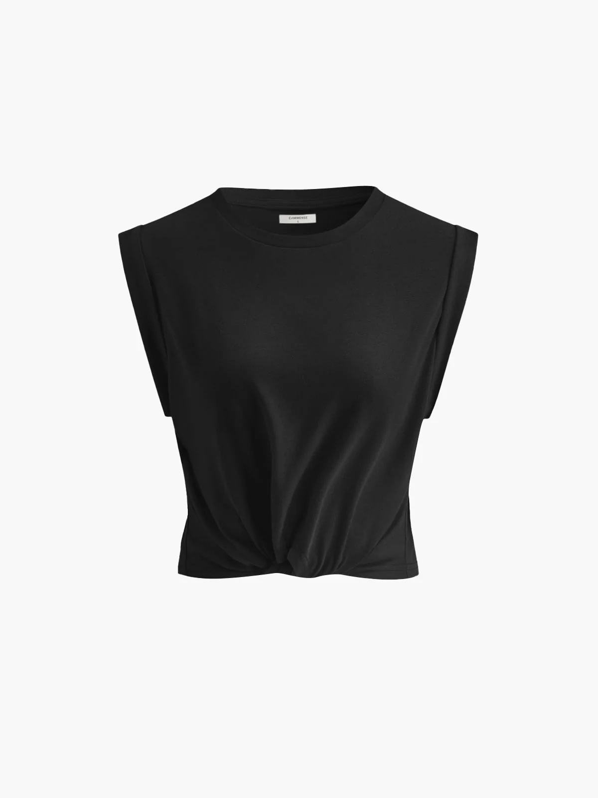 Sofia | Baumwoll T-Shirt mit Knoten Damen - Image 7