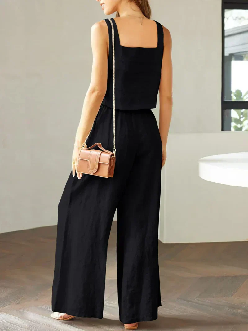 Sofia | Komfortables Damen Set aus Top und Hose - Image 2