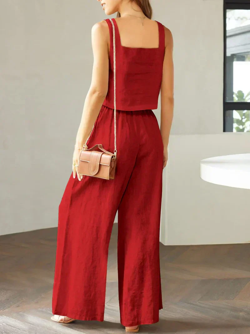Sofia | Komfortables Damen Set aus Top und Hose - Image 4