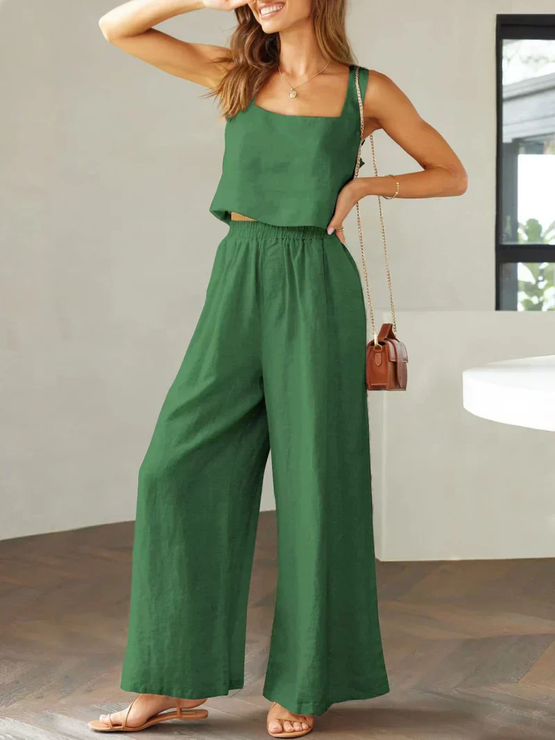 Sofia | Komfortables Damen Set aus Top und Hose - Image 5