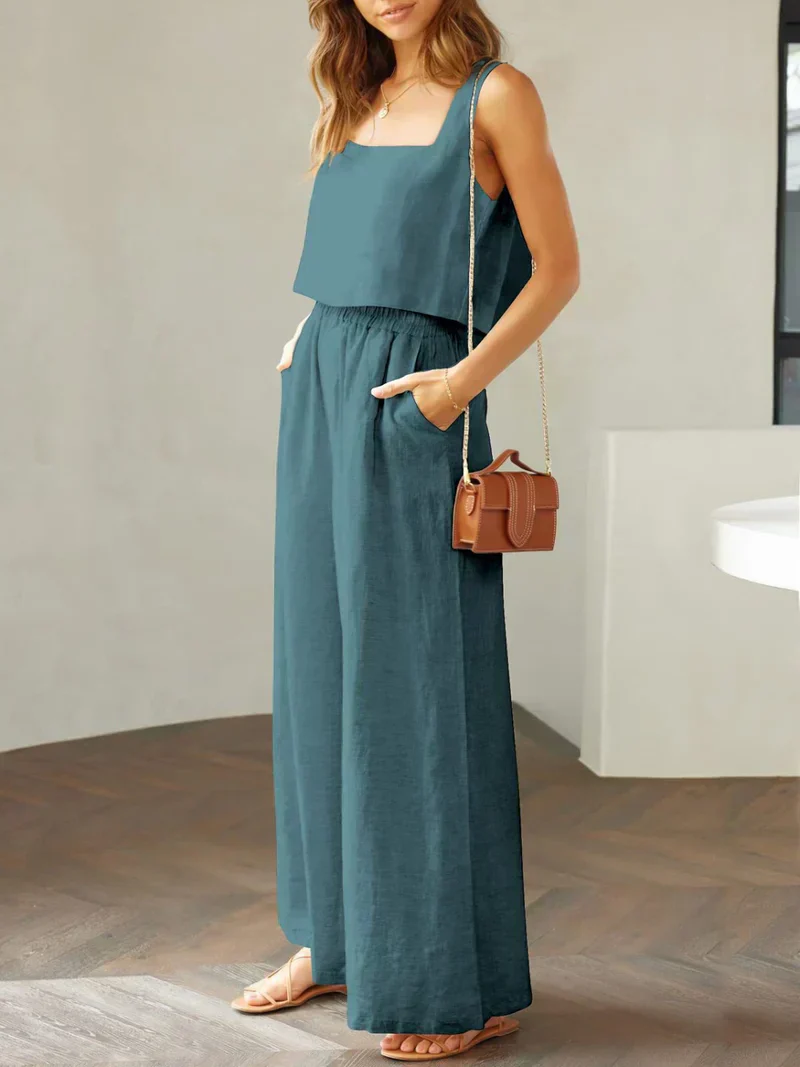Sofia | Komfortables Damen Set aus Top und Hose - Image 7