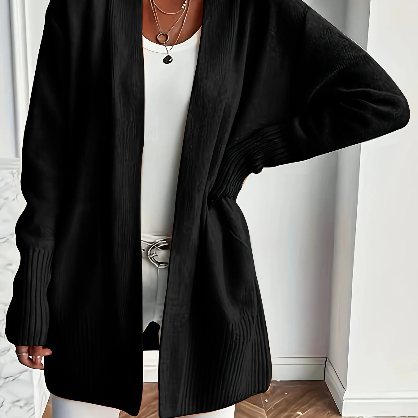 Sofia | Kuscheliger Cardigan mit offenem Schnitt - Image 12
