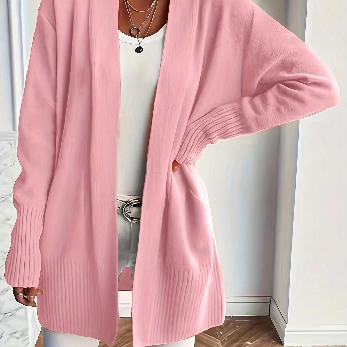 Sofia | Kuscheliger Cardigan mit offenem Schnitt - Image 9