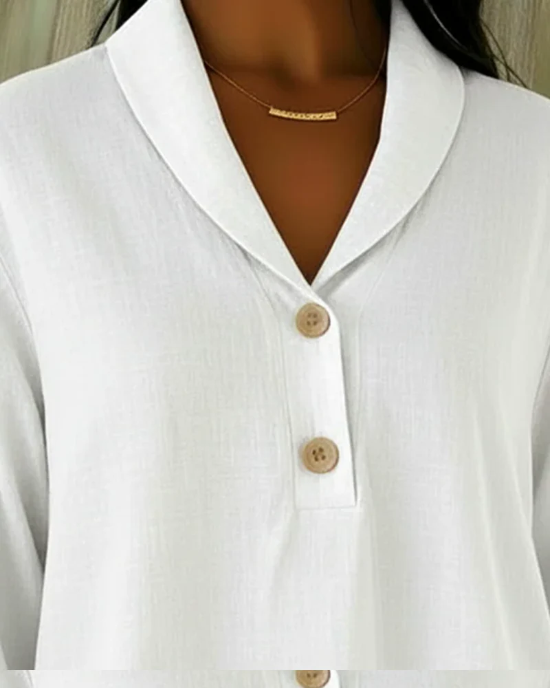 Sofie | Modische Bluse Damen V-Ausschnitt hochwertig - Image 2