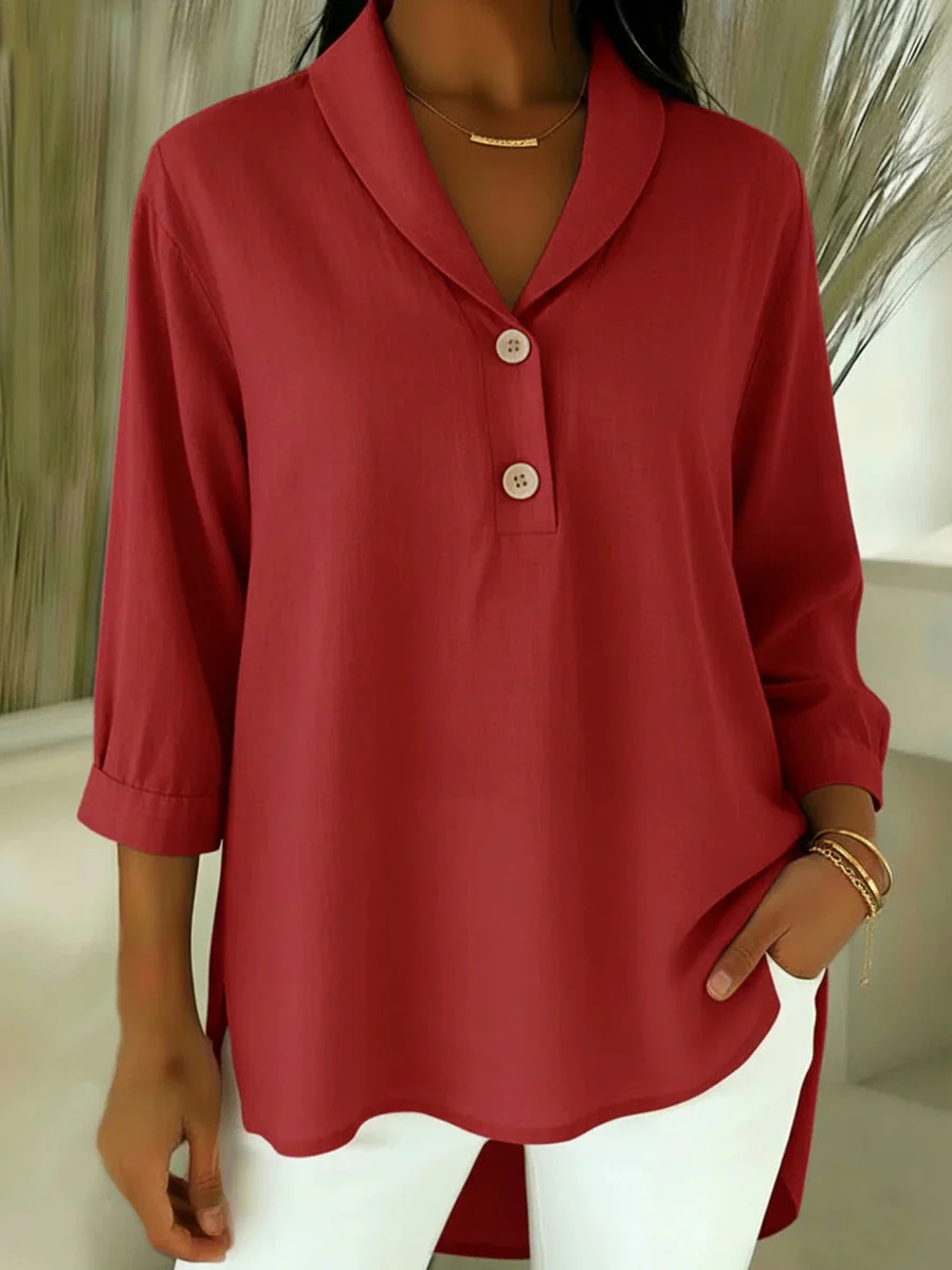 Sofie | Modische Bluse Damen V-Ausschnitt hochwertig - Image 4