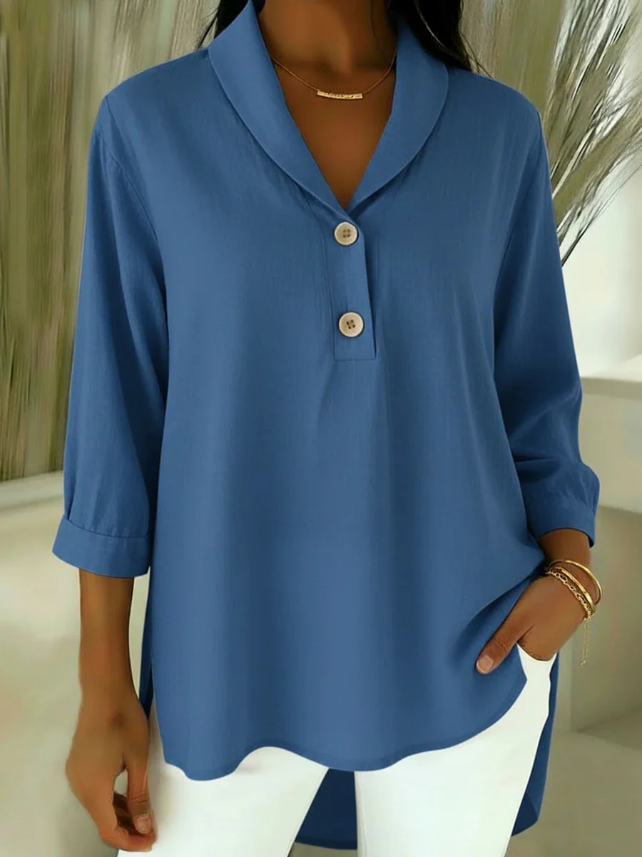 Sofie | Modische Bluse Damen V-Ausschnitt hochwertig - Image 5