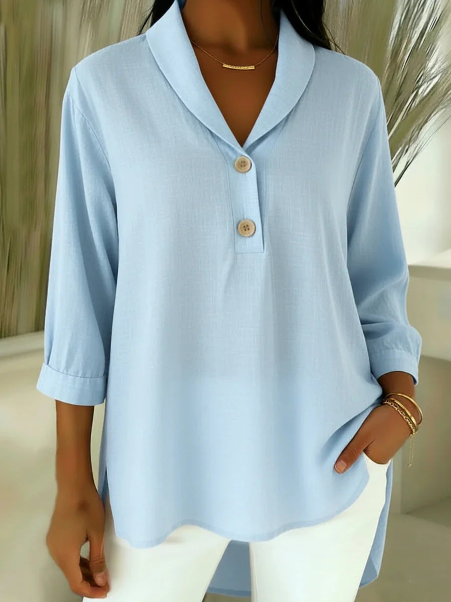 Sofie | Modische Bluse Damen V-Ausschnitt hochwertig - Image 6
