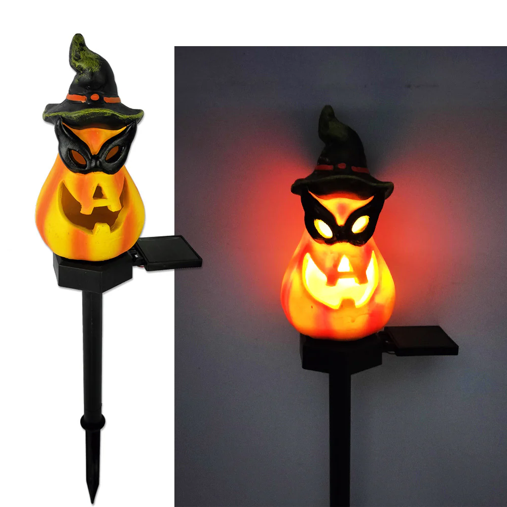 Solar Gartenbeleuchtung Kürbis LED Halloween Set - Image 10