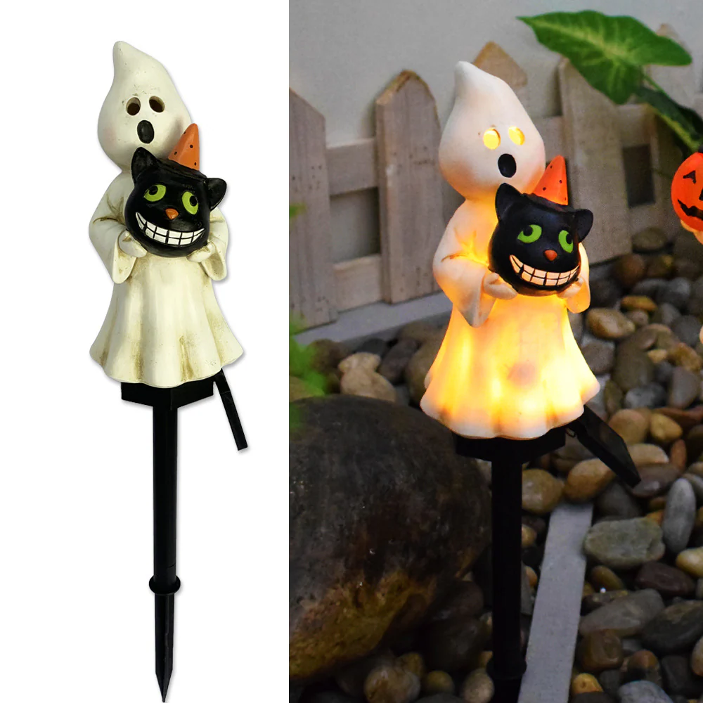 Solar Gartenbeleuchtung Kürbis LED Halloween Set - Image 11