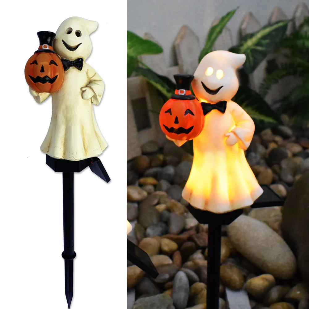Solar Gartenbeleuchtung Kürbis LED Halloween Set - Image 12