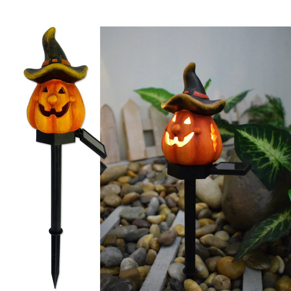 Solar Gartenbeleuchtung Kürbis LED Halloween Set - Image 13