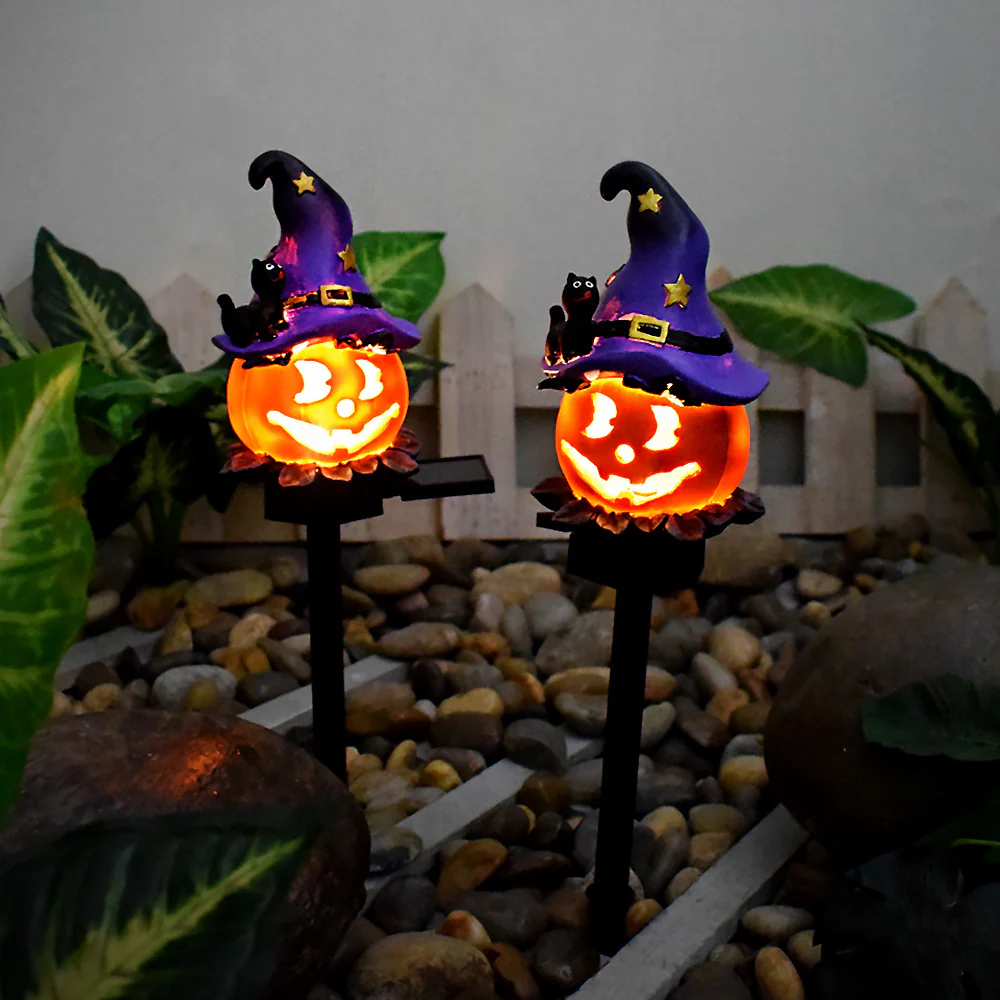 Solar Gartenbeleuchtung Kürbis LED Halloween Set - Image 8