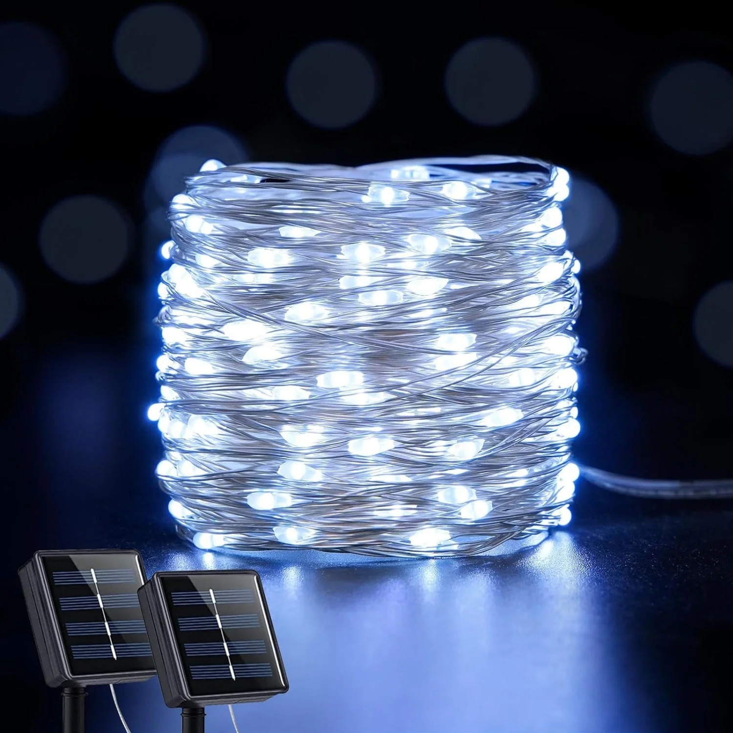 Solar LED Außen Lichterkette Wasserdicht - Image 5
