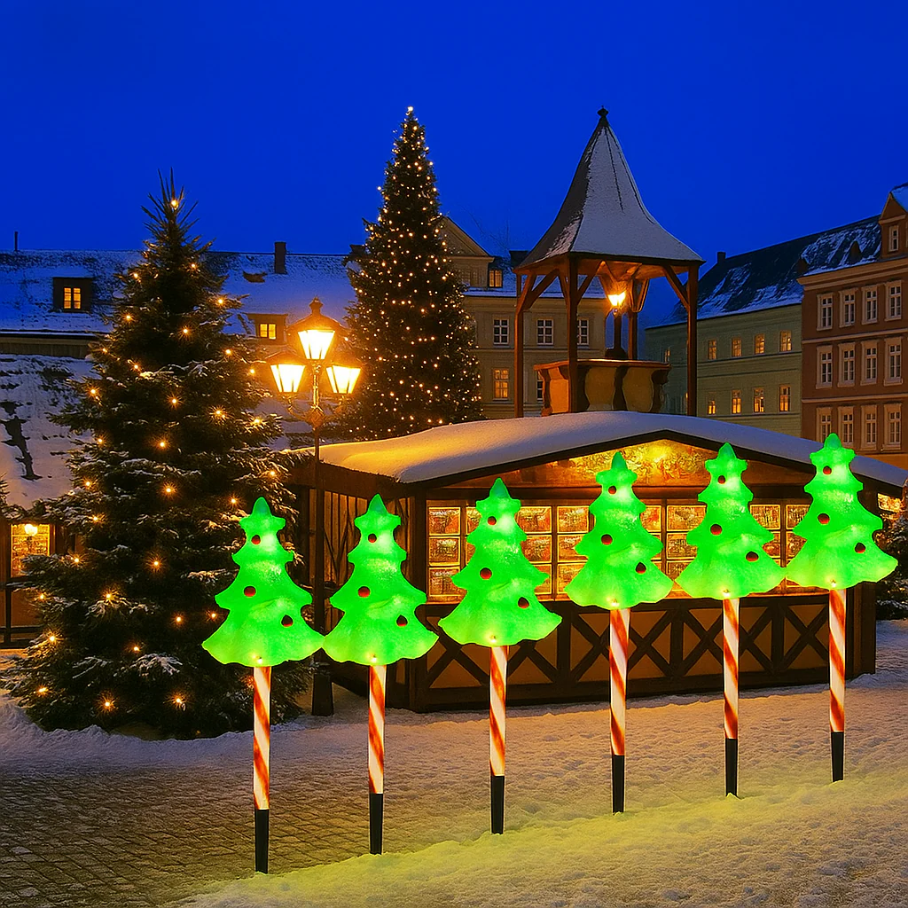 Solar Weihnachtsbeleuchtung Außen LED Licht Deko Gartenfigur - Image 11