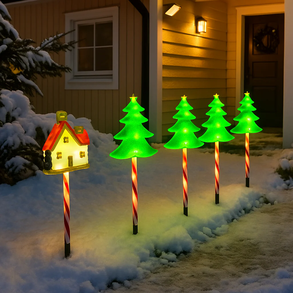 Solar Weihnachtsbeleuchtung Außen LED Licht Deko Gartenfigur - Image 12
