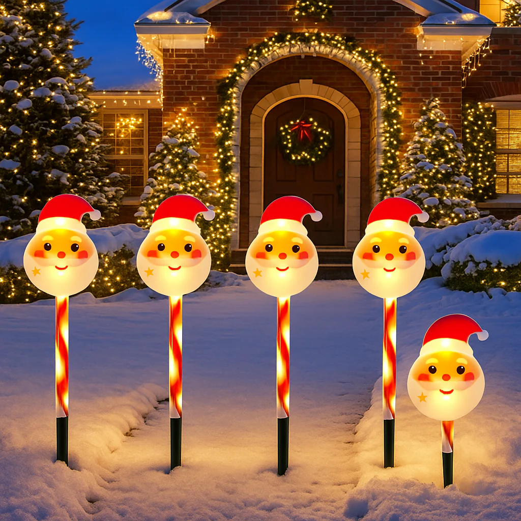 Solar Weihnachtsbeleuchtung Außen LED Licht Deko Gartenfigur - Image 14