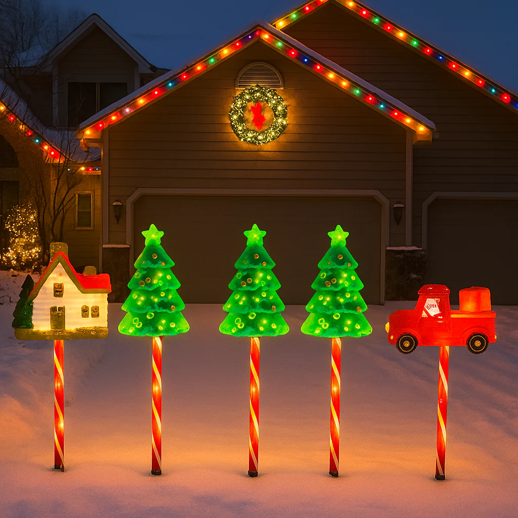 Solar Weihnachtsbeleuchtung Außen LED Licht Deko Gartenfigur - Image 20