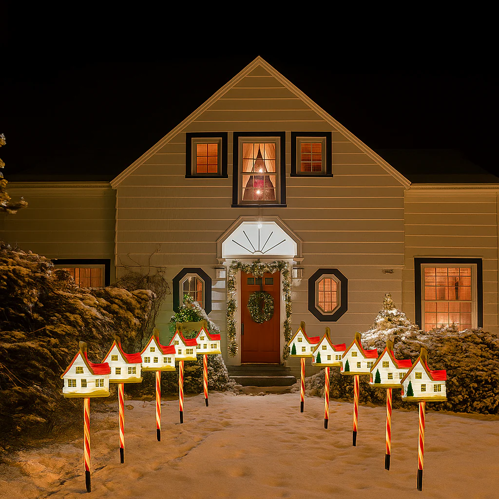 Solar Weihnachtsbeleuchtung Außen LED Licht Deko Gartenfigur - Image 21