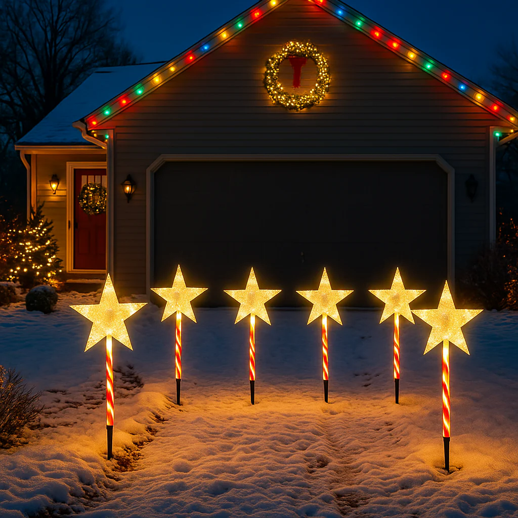 Solar Weihnachtsbeleuchtung Außen LED Licht Deko Gartenfigur - Image 22