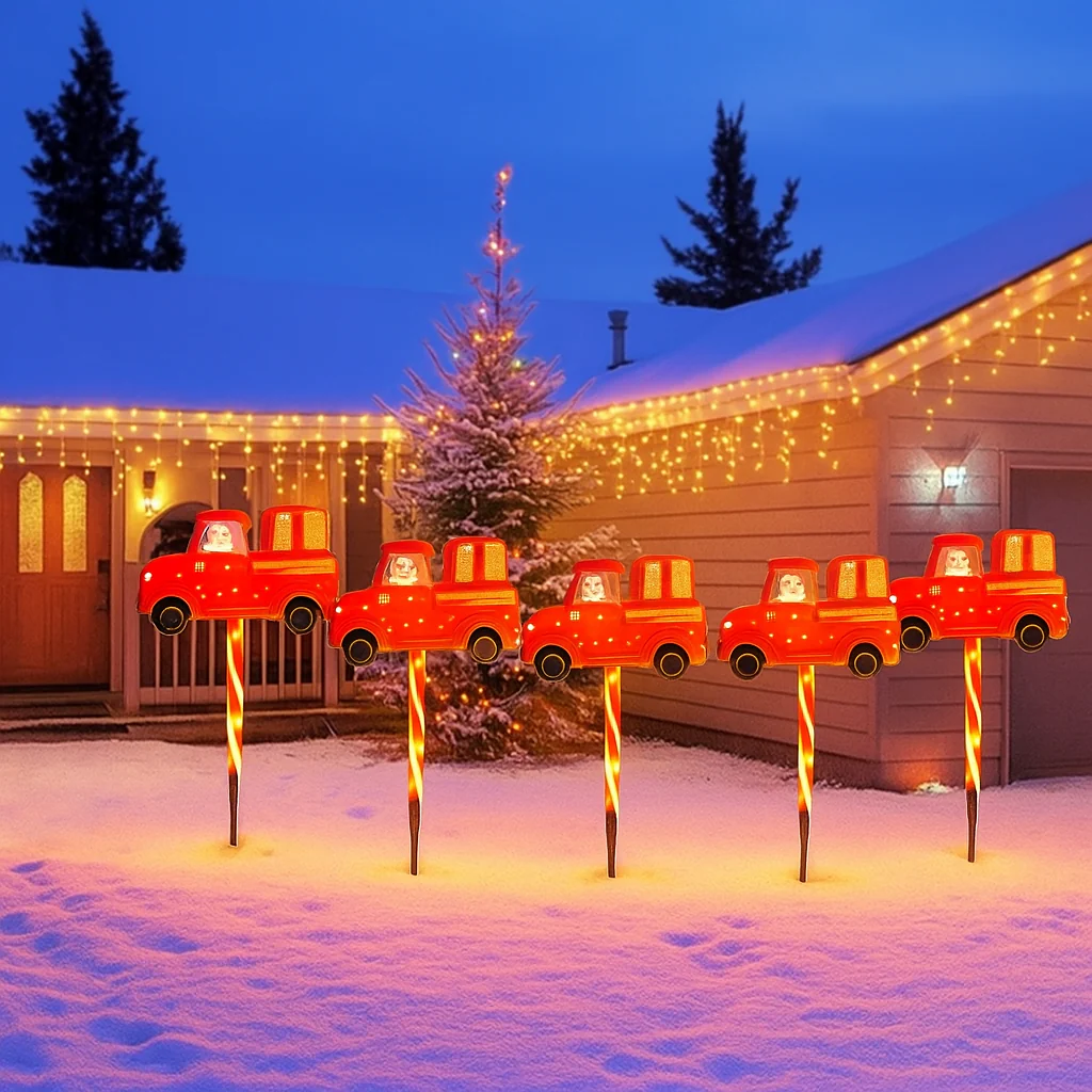 Solar Weihnachtsbeleuchtung Außen LED Licht Deko Gartenfigur - Image 23
